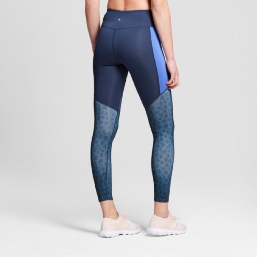 NWT Joylab Animal Print ColorBlock Leggings Medium - Picture 5 of 8